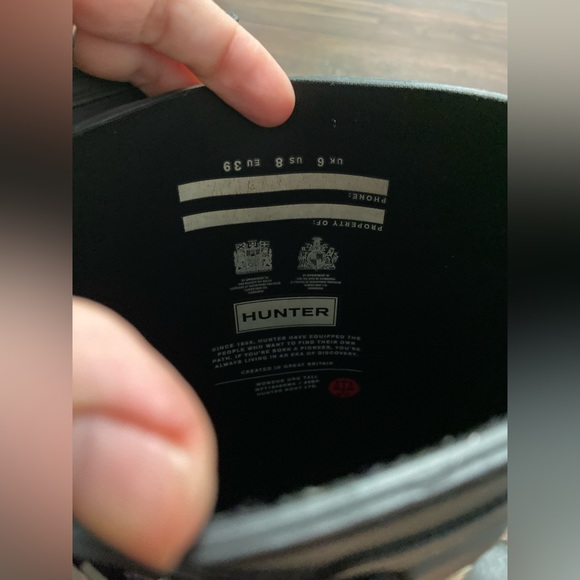 Hunter rain boots - size 8 - Picture 5 of 9